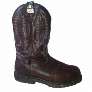 BOULET 6311 Steel Toe Cowboy Boots. CSA approved. Men’s size 8 wide. Brown